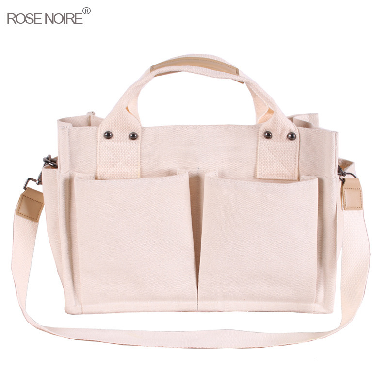 Straight Sail Cloth Casual Handbag, Shoulder Women's Large Capacity Multi Pocket Bag, Crossbody Bag