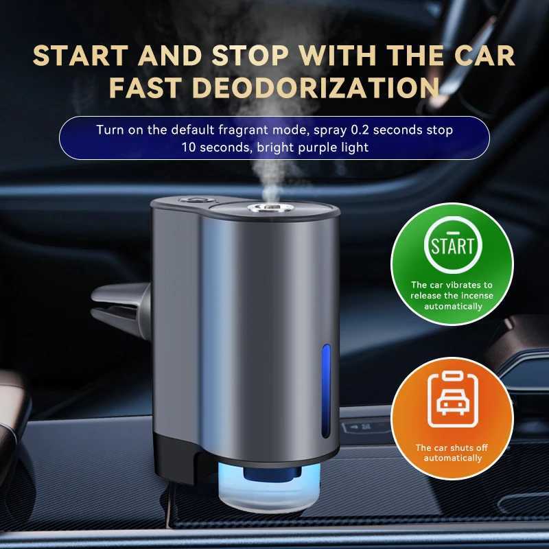 Humidifier Essential Oil Diffuser Smart Car Air Aroma Diffuser Fragrance Car Air eners with Three AdjustableXJ241213