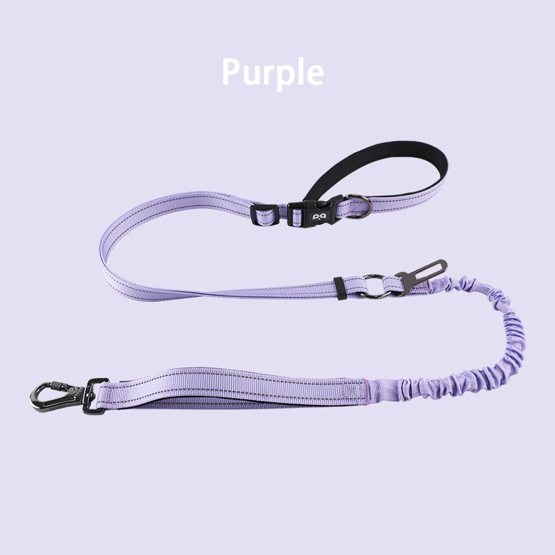 Pet dog explosion-proof punch pet leash lengthened thicker training dog traction does not strangle hands pet supplies
