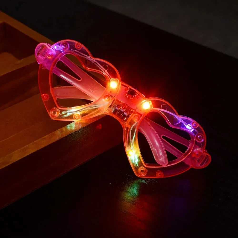 Sunglasses 10/20/30/40/50 Pcs LED Light Up Glasses Glow In The Dark Glasses Neon Party Supplies for Kids Adults Birthday Party Decoration H241213