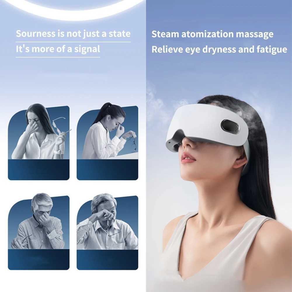 Steam Eye Massager Ultra Micron Atomization Eye Massager Multifunction Kneading Massage Eyes Hot Compress Relieve Eye Fatigue W241213