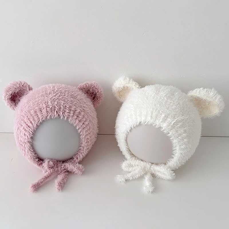Baby Knitted Hat Comfortable Warm Bonnet Caps with Bear Ears Designing for Infant 6 Months to 3 Years OldXJ241213