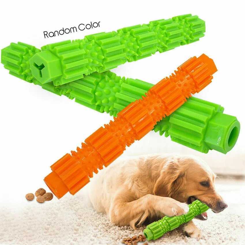 Pet Toy Dog Teething Stick Leaky Food Molar Stick Dogs Clean Care Oral Toothbrush Pet Training Gnawing Interactive Supplies X241213
