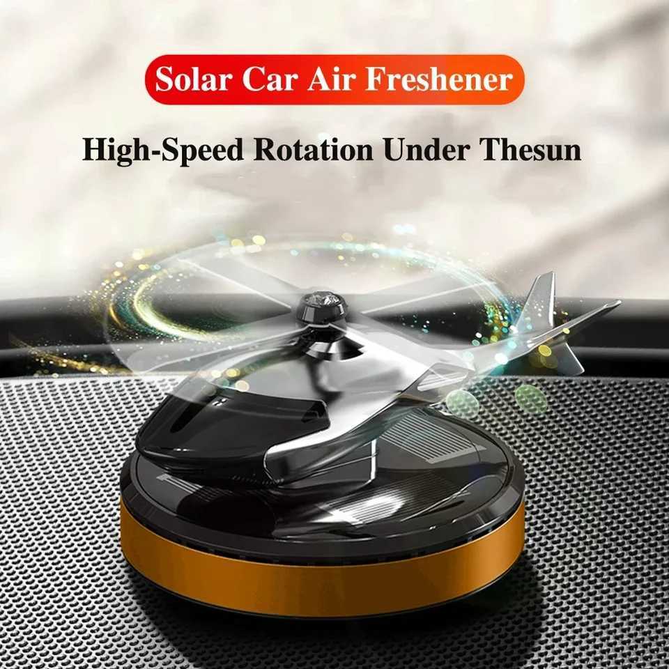 NEW Solar Car Air ener Heliter Propeller Car Fragrance Male Auto Interior Accessories Man Automobile Perfume DecorationXJ241213