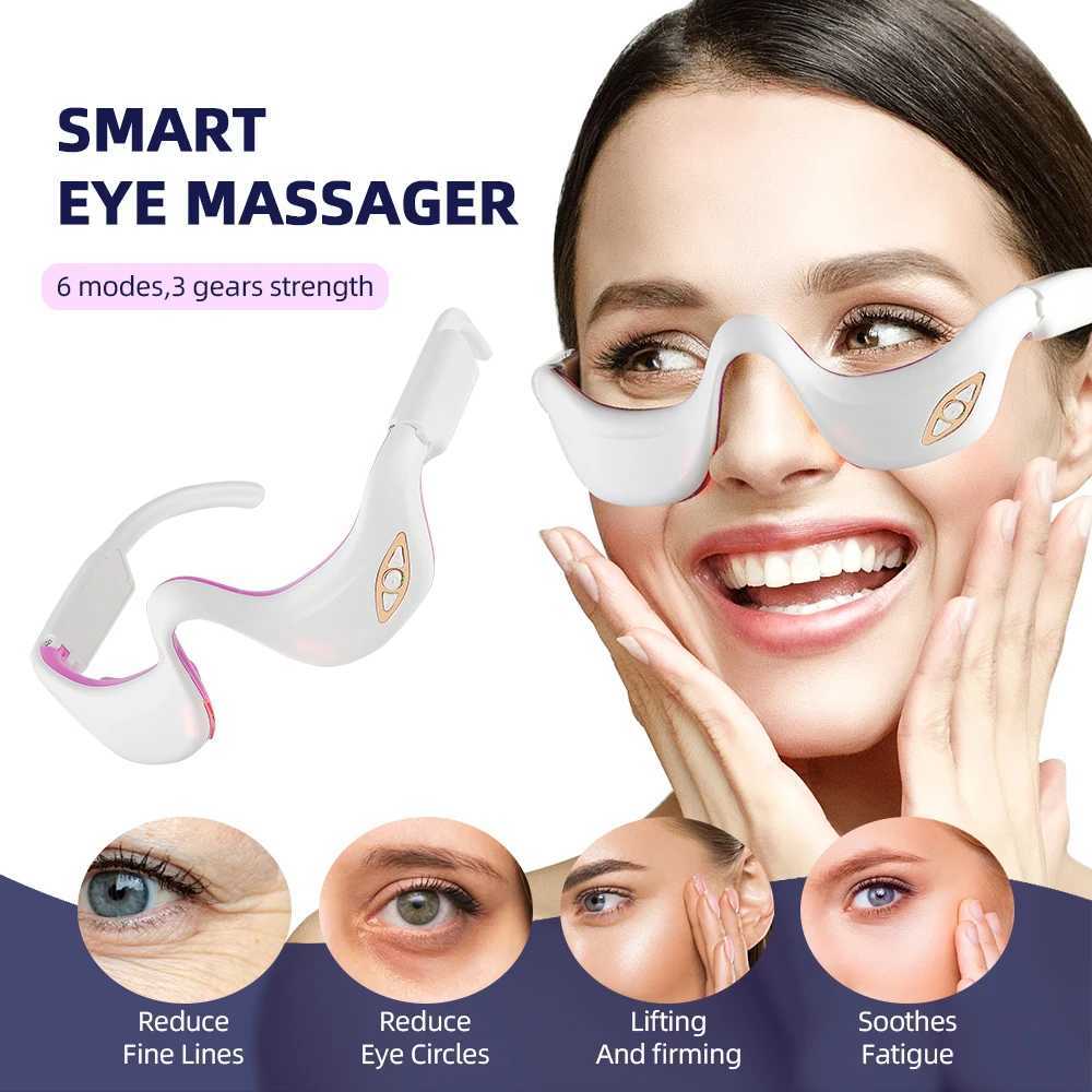 Electric Eye Massager Anti Wrinkle Aging Eye Care Beauty Tool Massage Rechargeable Eye Fatigue Relief Device W241213