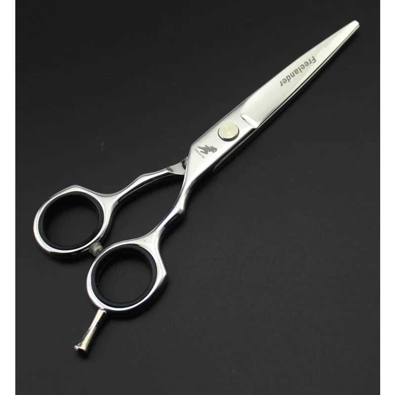 Professional Japan 4cr 6 inch Black cut hair scissors haircut sissors thinning barber hair cutting shears hairdresser scissors M241213