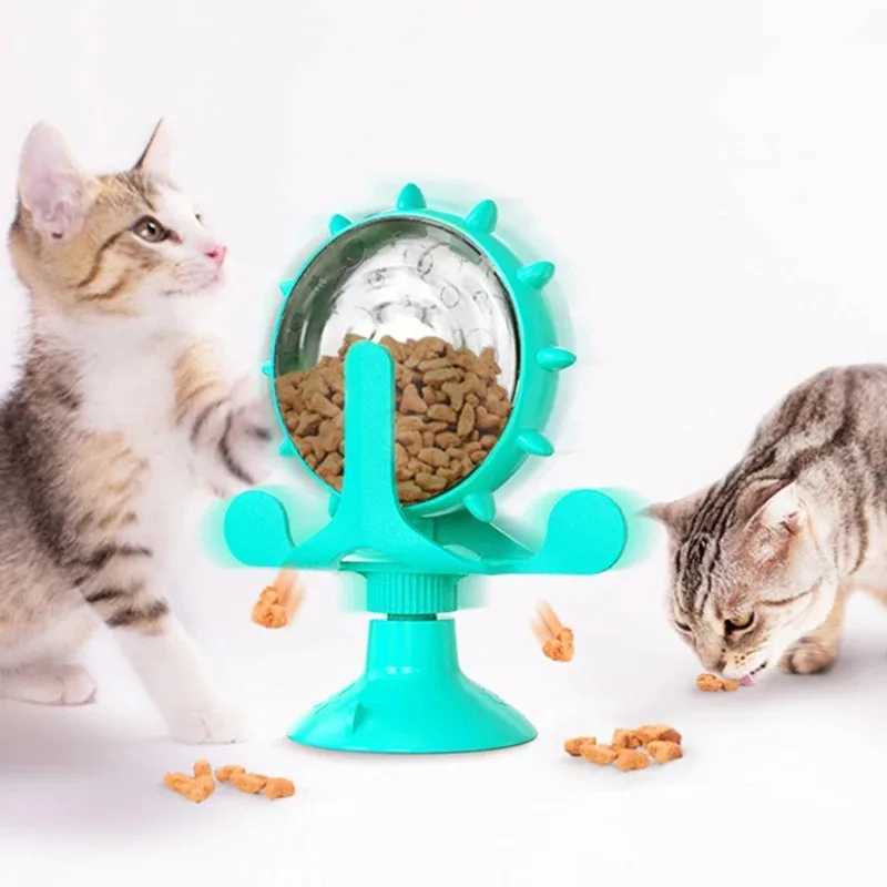 Dog Puzzle Toys Rotatable Wheel Treat Leaking Toy For Cat Small Dogs Slow Feeder Dispenser Interactive Improve IQ X241213