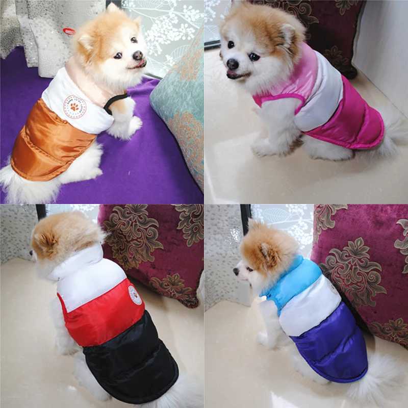 Warm Winter Pet Dog Clothes Puppy Coat for Small Medium Dog Windproof Cat Down Jacket French Bldog Coat Chihuahua Vest Costume Y241212
