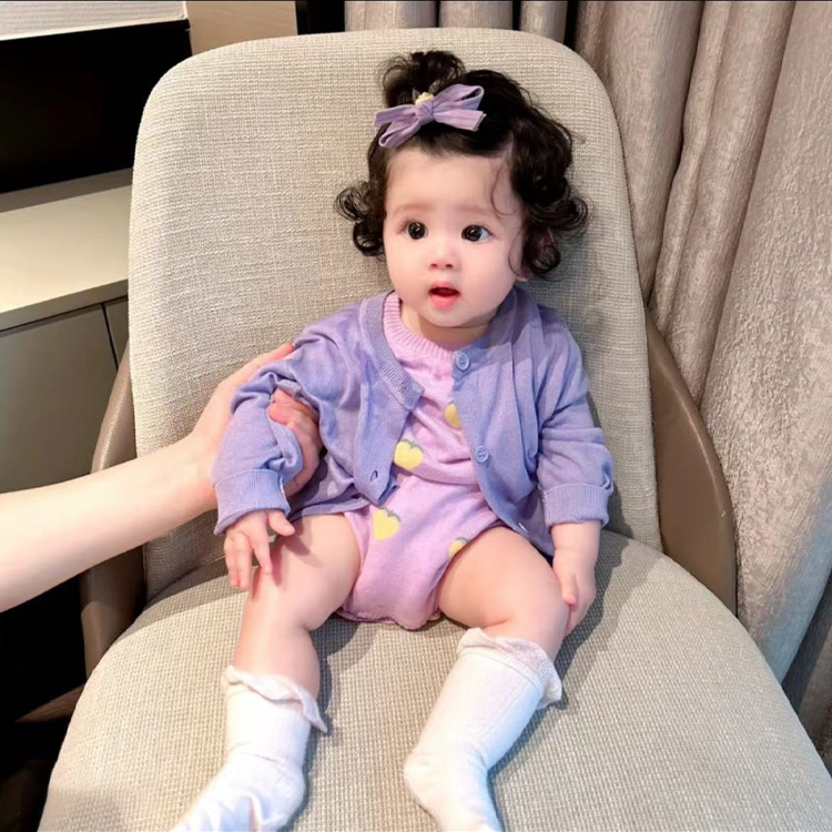 Lightweight Baby Tops and Pants Set - Ideal for Warm Weather in Spring and Summer