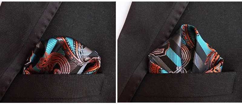 be prone to. H Luxury 25 * 25CM Retro Floral Paisley Hanky Pocket Square Mens Handle Used for Wedding Party Chest Towel Accessories W241213