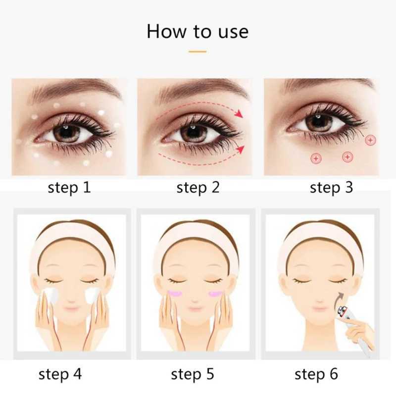 1 mini vibration massage electric eye beauty device roller massage machine for household use wrinkle removal dark circulation anti-aging and health W2