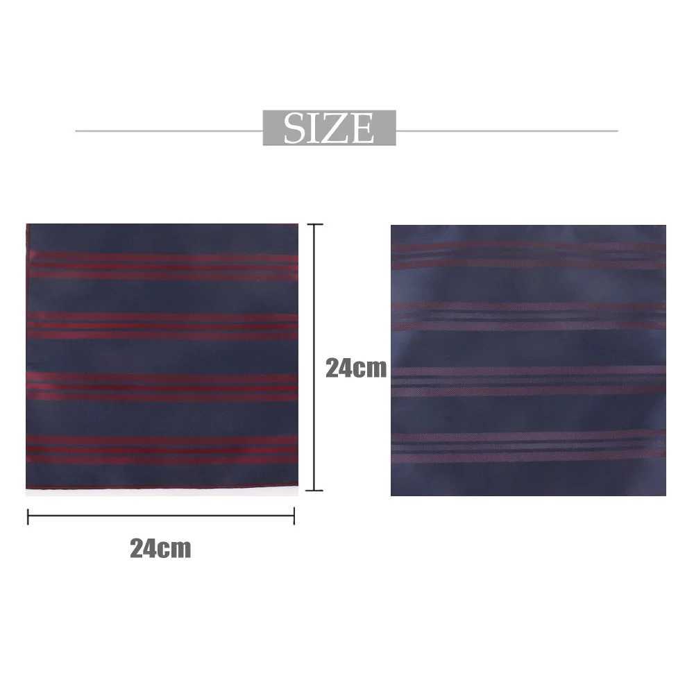 Fashion striped pocket square mens and womens chest towel Hanji polyester Hanji mens set handle chief floral pocket towel W241213