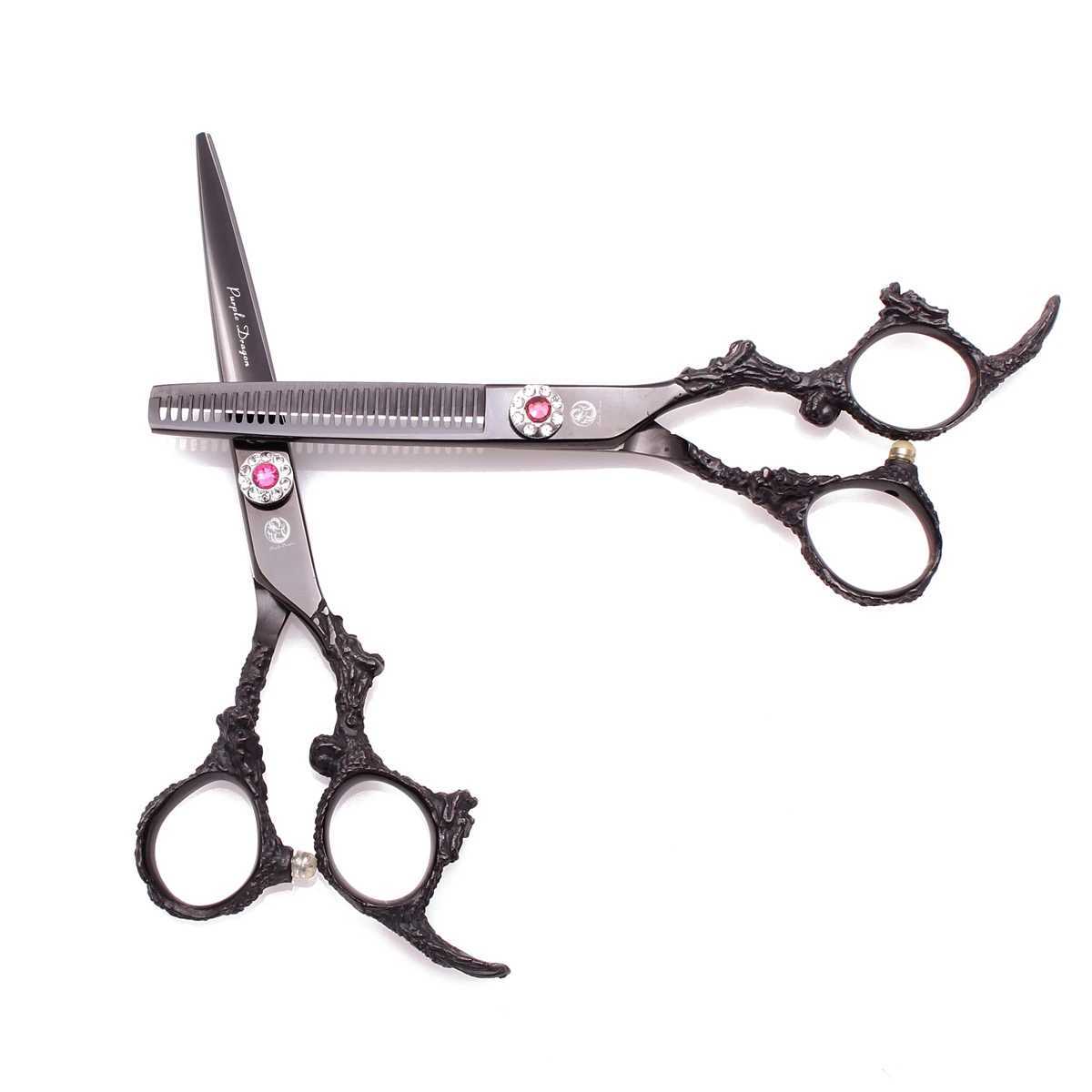 New Arrival Scissors Hair Cutting Purple Dragon 5.5 Japanese 440C 9005# Hair Scissors Professional Cutting Barber Thinning Scissors Dragon Z241213