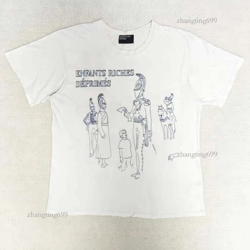 Cotton Vintage Tshirts Print Casual Loose Short Sleeves Summer Hiphop Street Men Women T-shirt