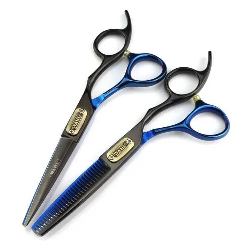 New Arrival professional Japan 440c steel 6 inch Bull head hair cutting scissors haircut thinning barber cut shears hairdressing scissors Z241213