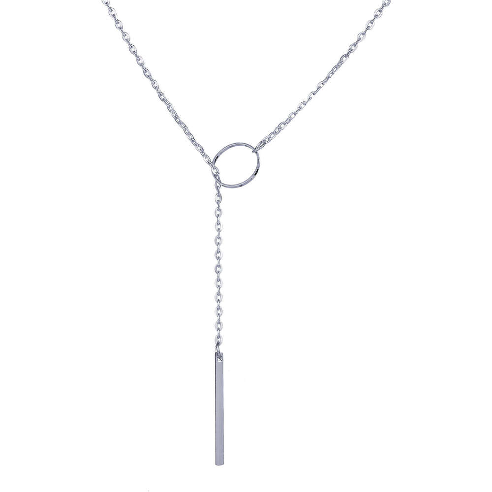 NJ580 Hanzhishang Punk Fashion Jewelry Simple Metal Ring Short Necklace Neckchain Women's Clavicle Chain Neckpiece