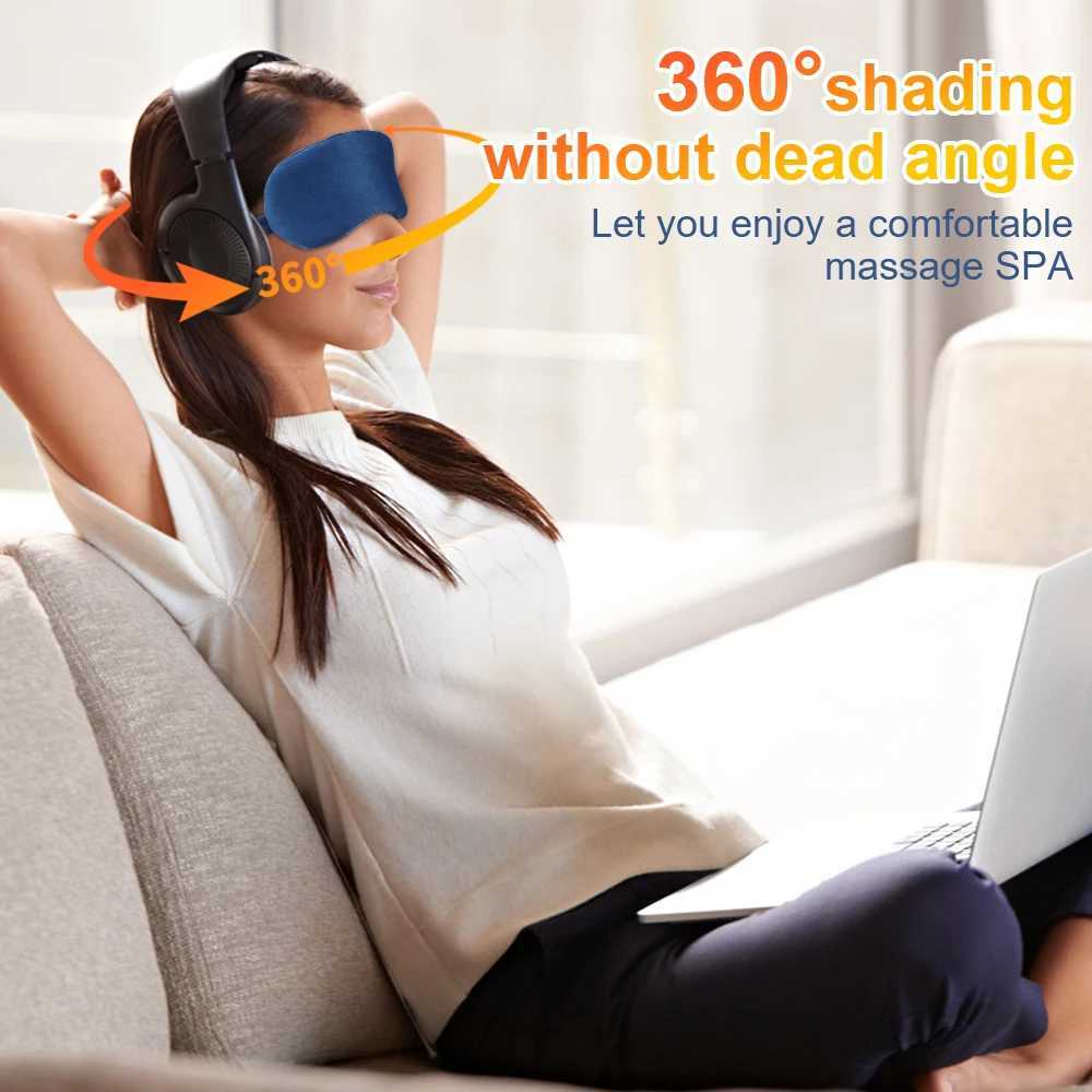 USB electric heating eye mask for drying eyes with 3-mode heating temperature warm compression heating pad for sleeping in dark circles W241213