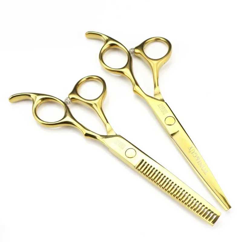 New Arrival Hair Scissors 5.5 6.0 Professional Hairdressing Scissors Thinning Barber Scissor Set Hair Cutting Scissors 440C Japan Z241213