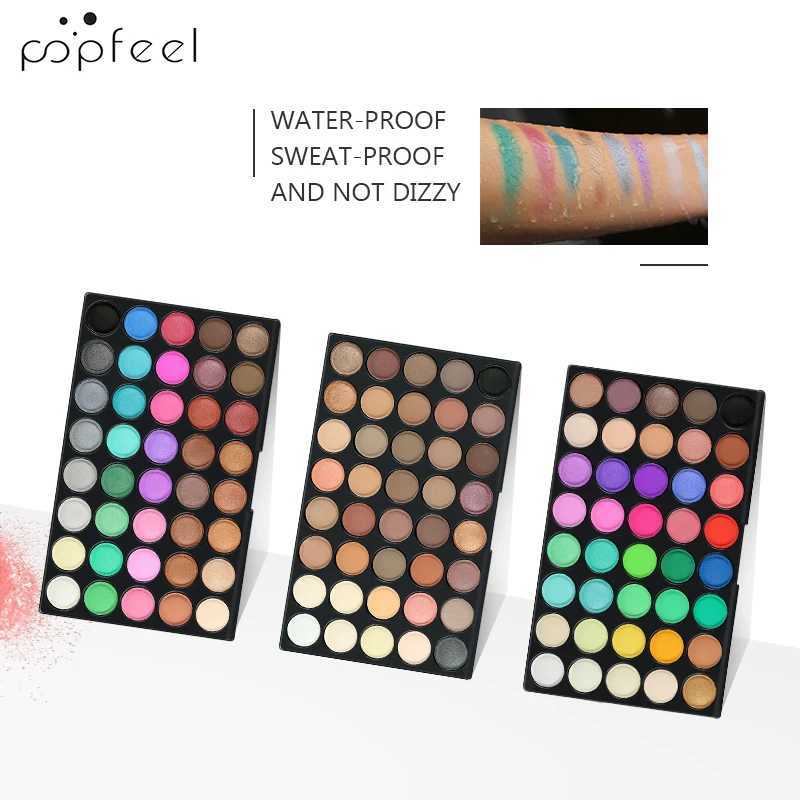 20 color eye shadow palette rainbow color fusion eye shadow palette professional matte flash makeup tray color powder W241213