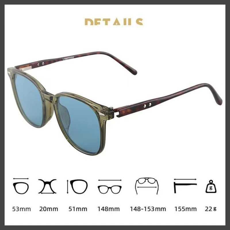 Johnny Depp Sunglasses Man Lemtosh Polarized Sun Glasses Woman Luxury Brand Vintage Round TR90 Frame Yellow Night Vision GogglesX241213