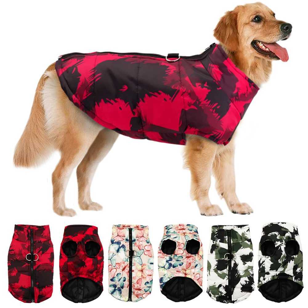 Winter pet dog clothing French bulldog pet warm jacket waterproof dog clothing vest suitable for small medium and large dogs Y241212