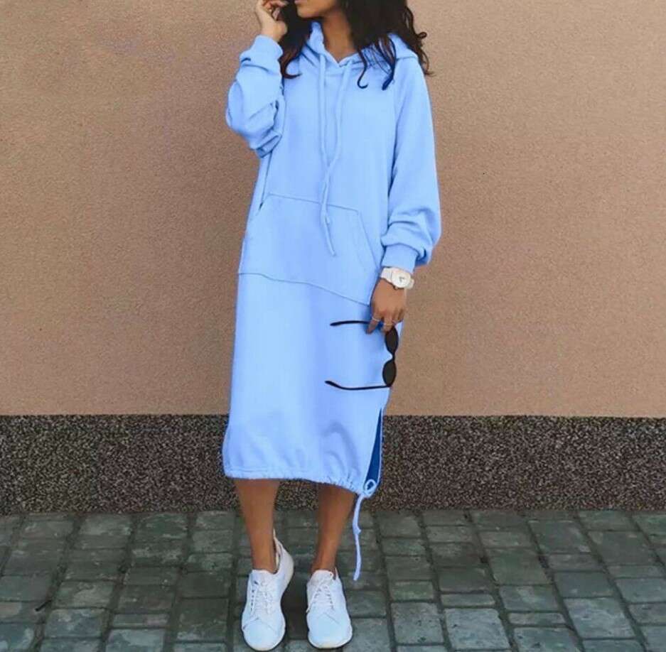 European And American Style Plus Size Long With Hoodie In Stock, Fashionable Quality, Classic