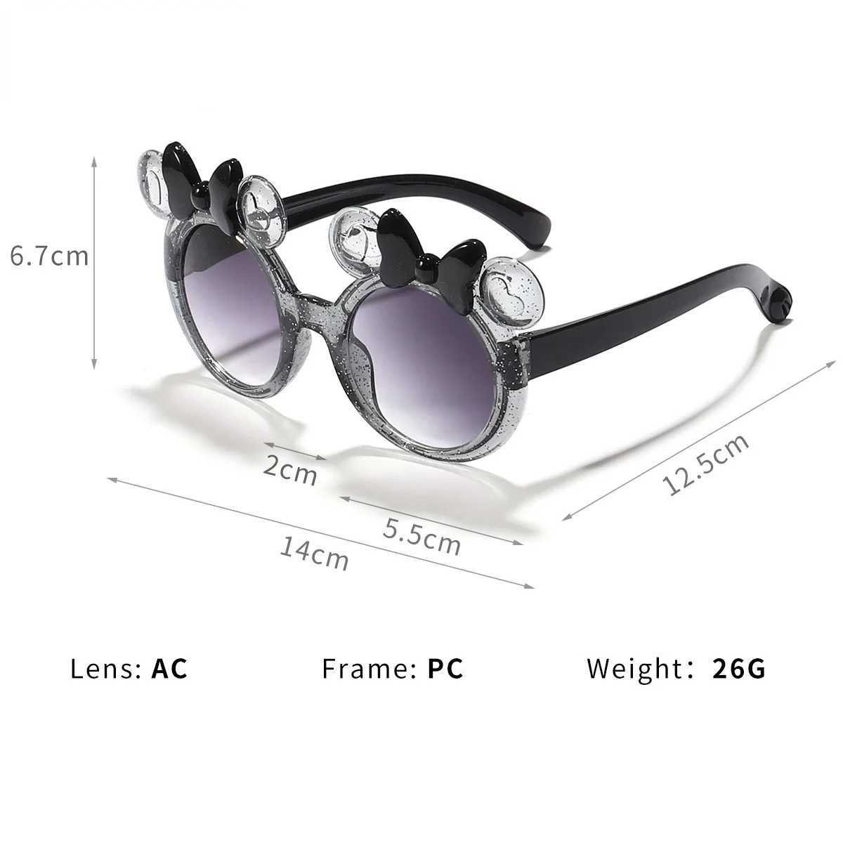 Sunglasses Anime Cartoon Minnie Candy Color Sunglasses Kawaii Minnie Girls Outdoor Sunshades UV Protection Glasses Girl Toy Gift H241213