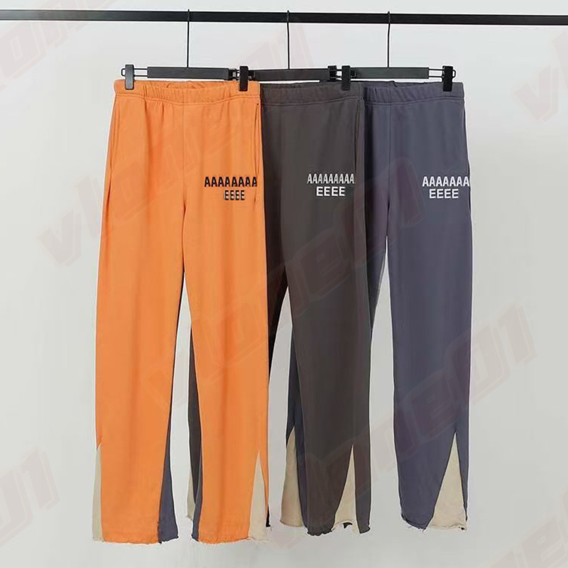 Fashion Mens Designer Pants Casual Flared Trousers Men Women Printing Joggers Track Pant Luxury Hip Hop Elastic Waist Trousers Sportswear Size S-XL