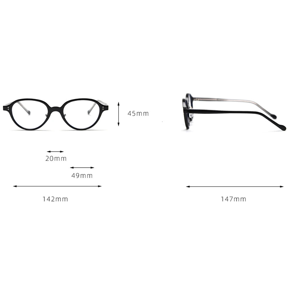 Kachawoo female oval glasses TR90 frame acetate leopard brown grey male small fashion decoration unisex clear lens 241213