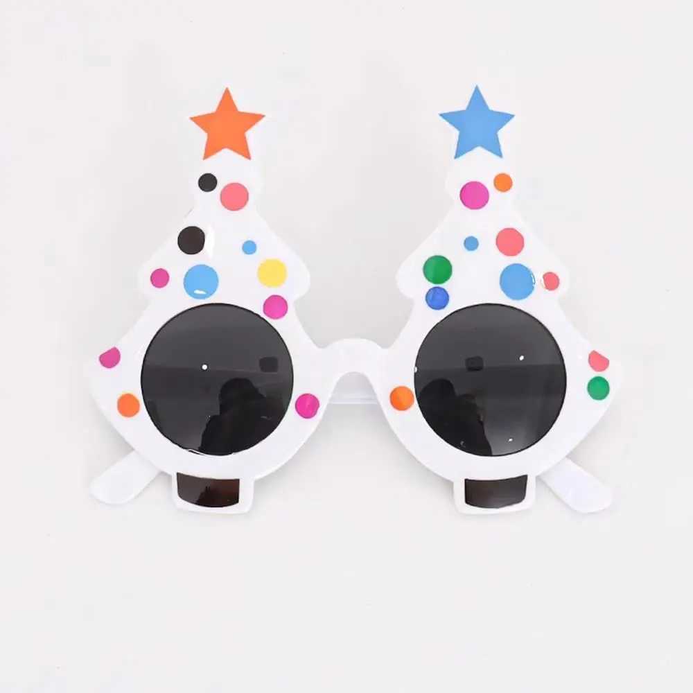Sunglasses 2025 New Year Christmas Glasses Frame For Adults And Kids Photography Props Merry Christmas Ornaments Xmas Navidad Party Decor H241213