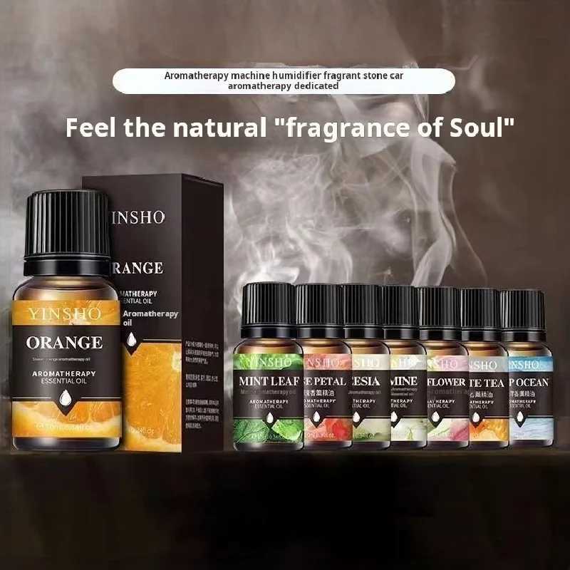 17 Flavors 10ml Essential Oils For Aroma Diffuser AirHumidifier Home Water-soluble Lavender Rose Eucalyptus White Peach OolongXJ241213