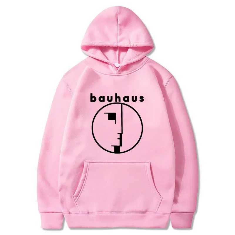 Mens Hoodie Bauhaus Post Punk Gothic Rock Crew Collar Graphic Printed Sportswear Fashion Casual Plus Size Womens Zipper Hoodie W241213