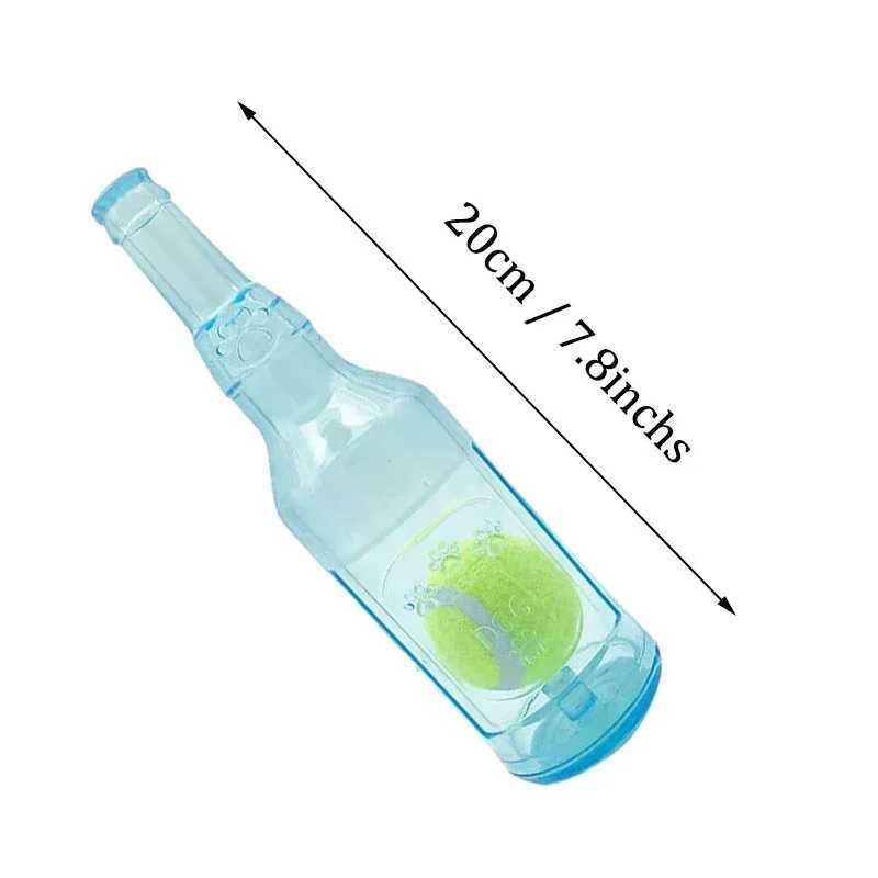 Pet dog noise chewing toys beer bottles and tennis dog toys squeezing pet toys fun toys puzzle toys X241213