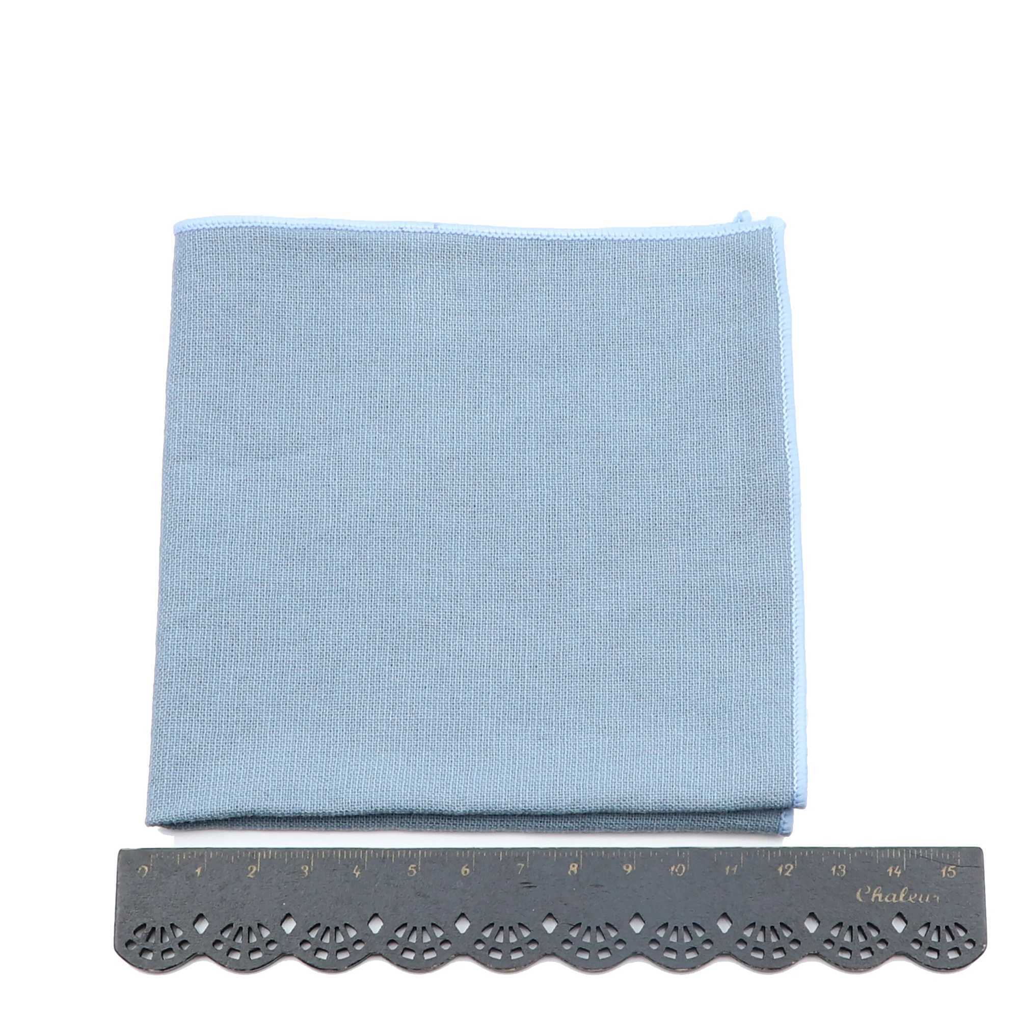 Solid color handle cotton neutral style pink blue pocket square Hanji colorful scarf chest classic style towel bow accessory W241213