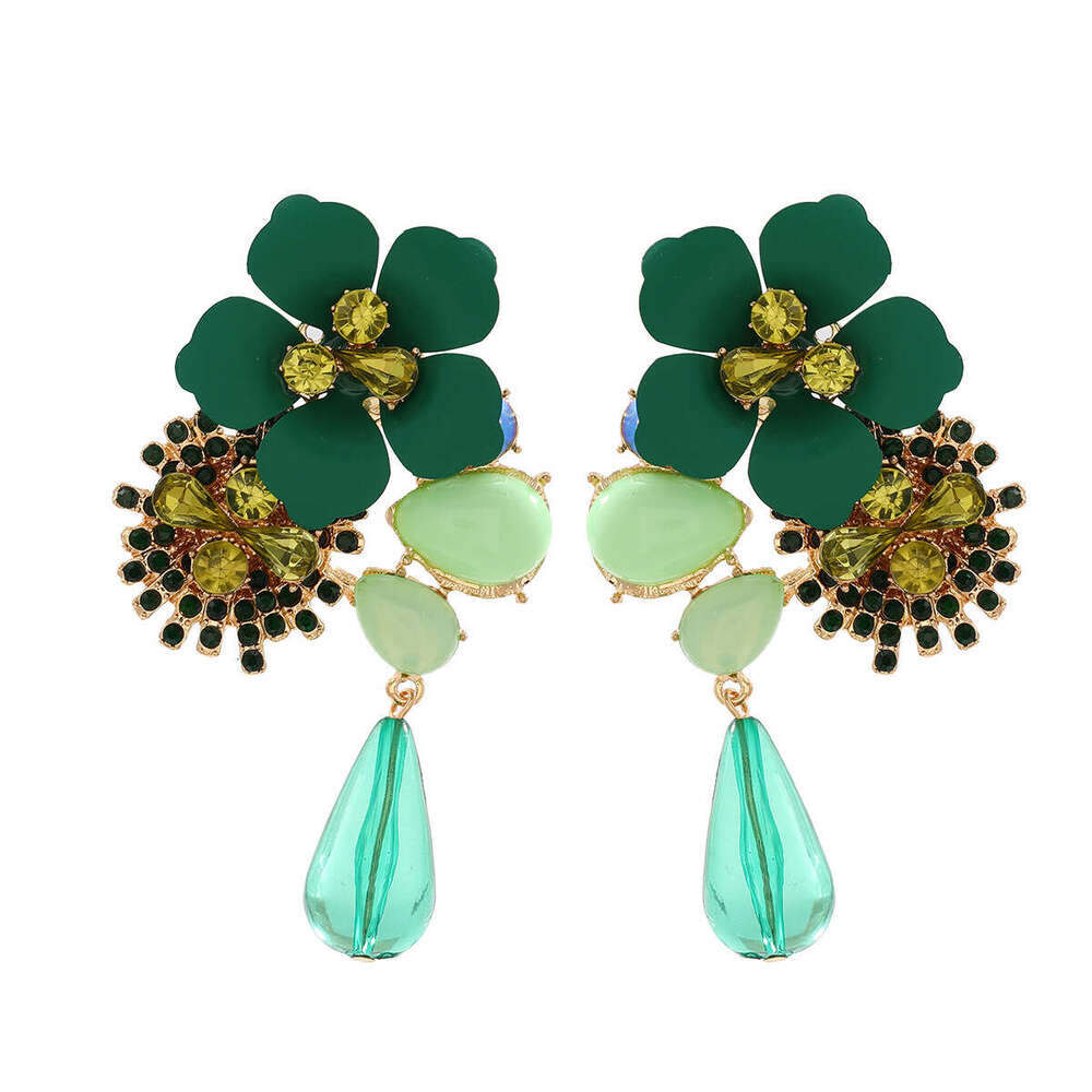 new resin wer bead studded dia autumn and winter earrings for women