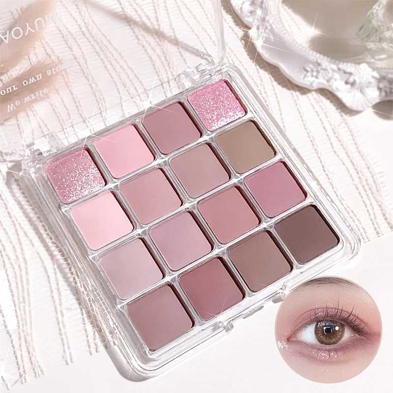 6 Color Sunset Magic Eye Shadow Plate Pearl Matte Earth Color Makeup Eye Shadow Pigment Waterproof Lasting Korean Cosmetics W241213