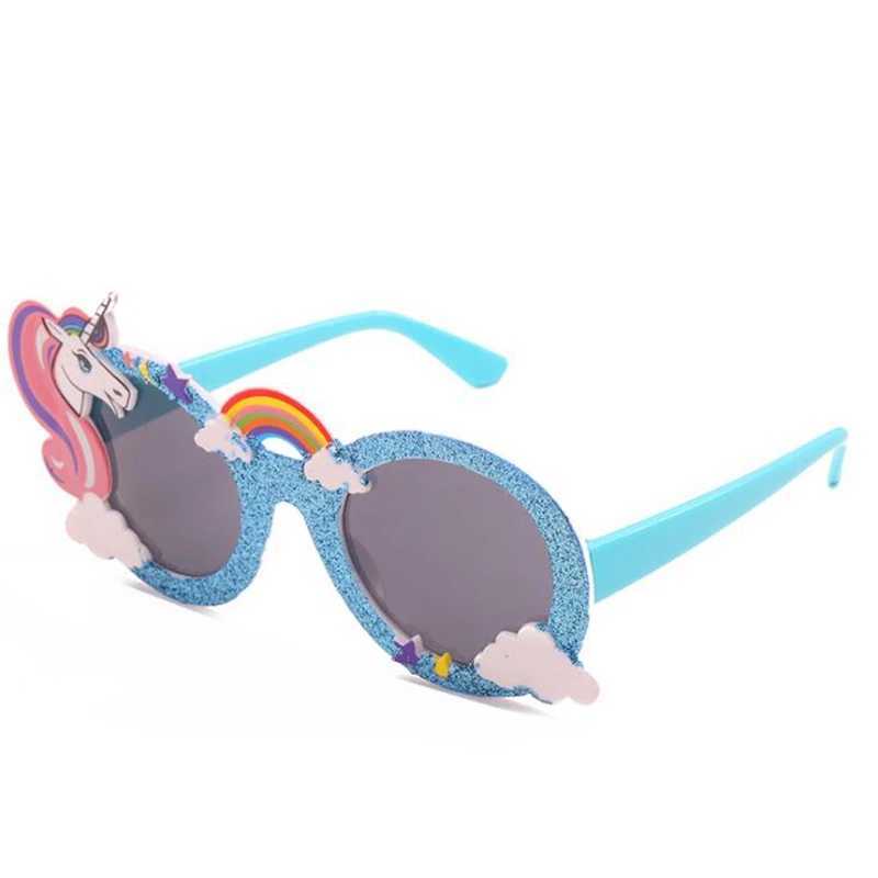 Sunglasses 1Pcs Rainbow Party Sunglasses Mask Costume Glasses Photobooth Props For Kids Adult Wedding Party Holiday DIY Decoration H241213