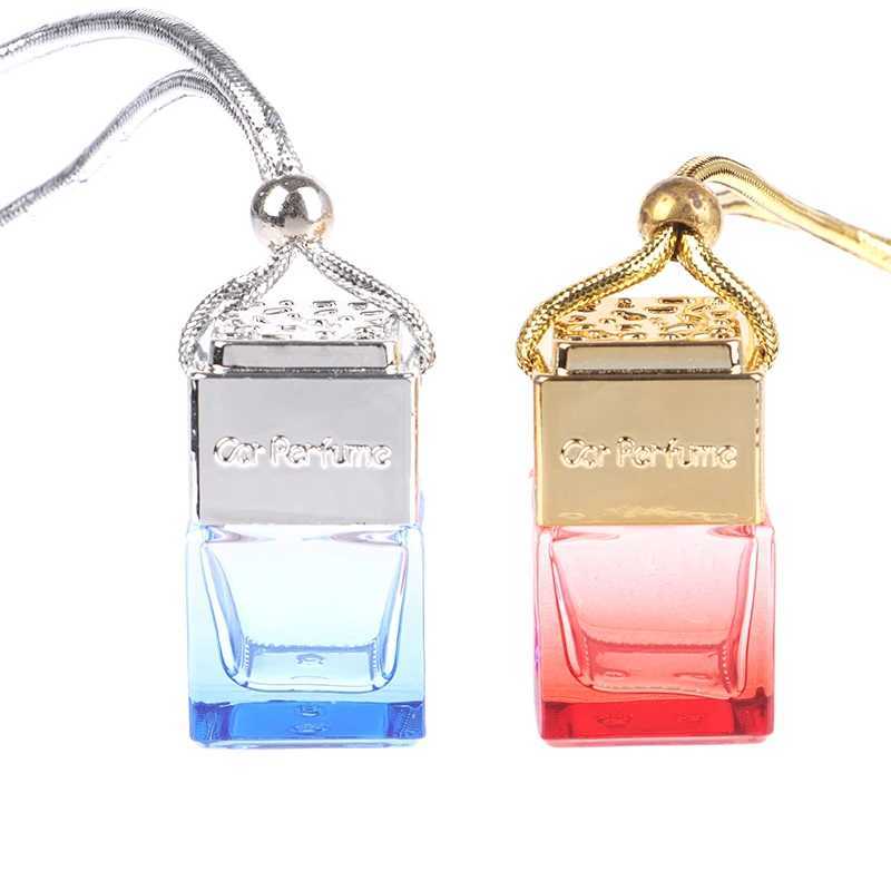 1pc Car Essential Oil Diffuser Fragrance Air ener Scent Perfume Bottle Ornament Hanging Empty Bottle Interior AccessoriesXJ241213