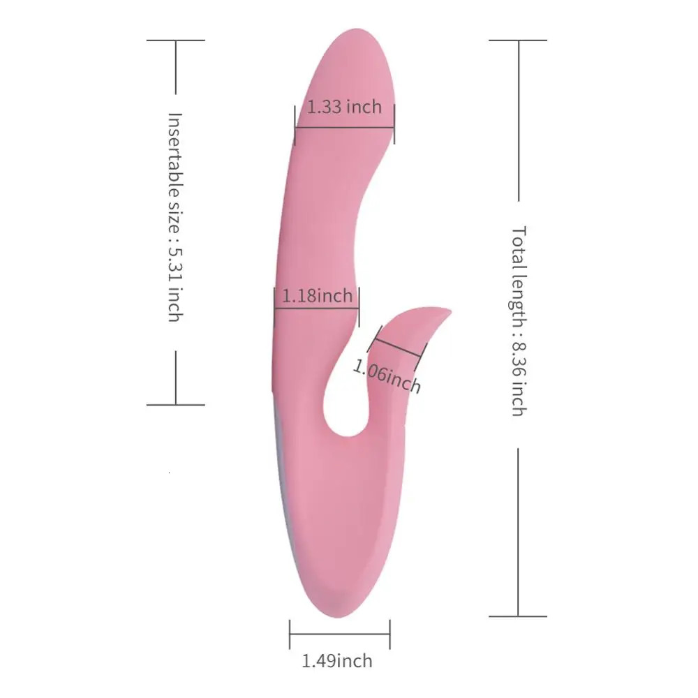 16 Speeds Women Rabbit Vibrator Dildo Sex Toys Vaginal Femme Masturbator Vibrating G Spot Clitoris Stimulator Vibrators 241213