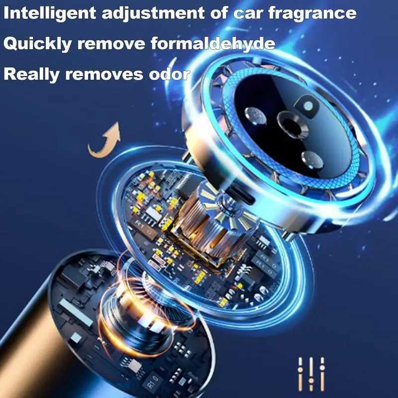 Oil Diffuser For Car Romantic Air Fragrance Diffuser With Starry Sky Projector Dashboard Decoration Accessories Long LastingXJ241213