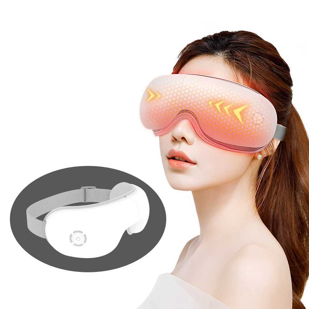 Eye massager with thermal vibration and music massage glasses eye muscles hot eye mask female relaxation gift W241213