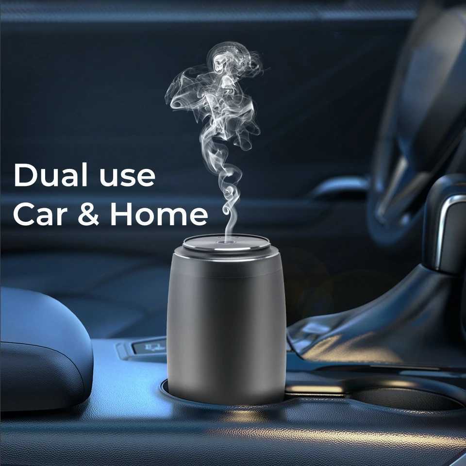 Intelligent Car Mounted Spray Fragrance Mane Automatic Deodorization Rich Smell Car Air ener Cup Holder DecorationsXJ241213