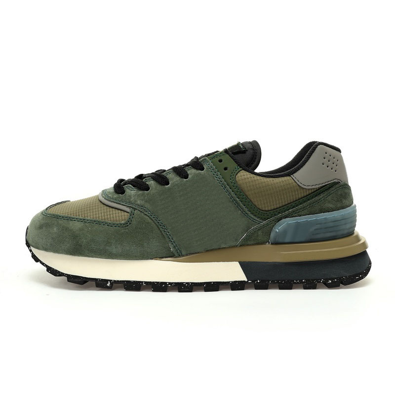 Running Shoes 574 Stone Dark Green Light Sport Men Women Sports Low Sneakers 3645