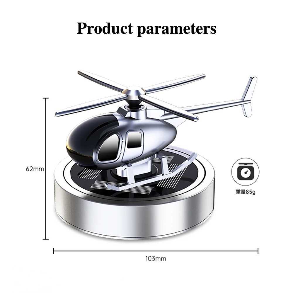 Car Air ener Solar Heliter Modeling Automobile Perfume Car Interior Accessories Propeller Rotating Auto Perfume DiffuserXJ241213