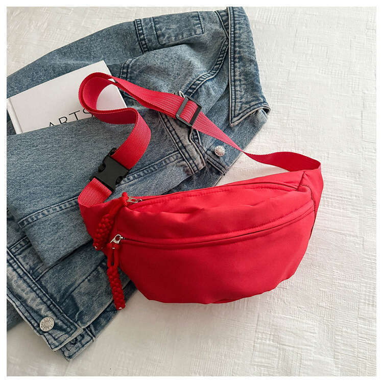 Waist Chest New Crossbody Korean Version, And Simple Nylon Fabric Dumpg Shoulder Bag, Foreign Trade, Fashionable Quality, Classic