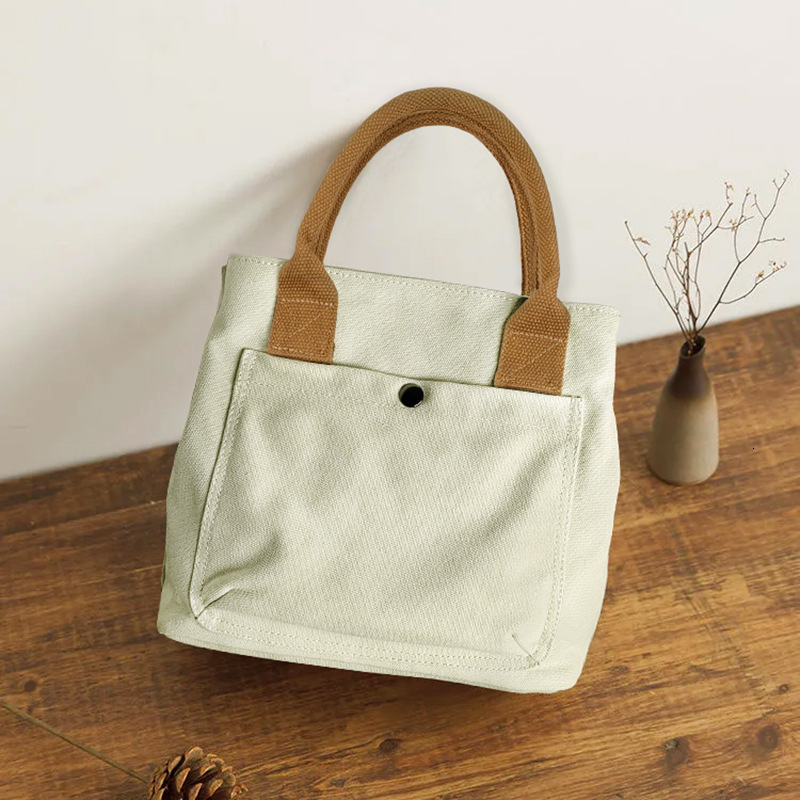 Zipper Style Hot Selling Japan Lotte High-End Bento Sail Handbag Canvas Women's Bag