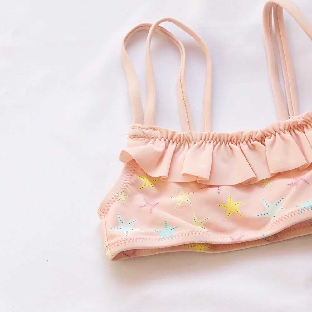 2-10Years Kids Swimwear For Bbay Girls Two Pieces Swimsuits Girl Bikini Set Kids Bathing Suits Beach Biquini Girl Swimming WearXJ241212