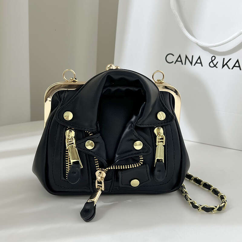 Popular niche women's jackets, suit motorcycle fashionable single shoulder crossbody bags, 2024 new casual fashion trend clothing