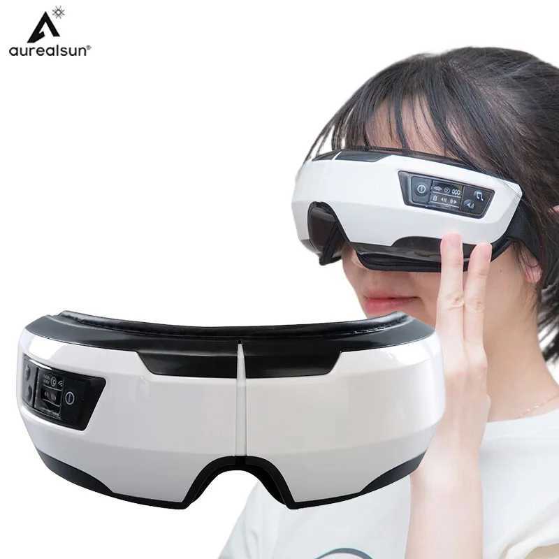 Eye massager intelligent air bag vibration eye health instrument hot compression Bluetooth massage glasses fatigue bag and wrinkles W241213
