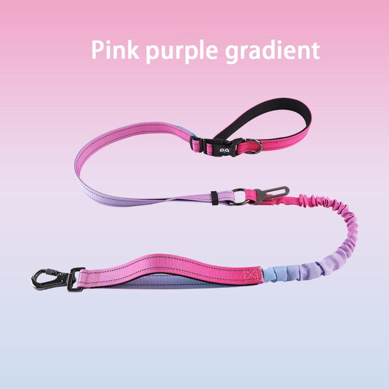 Pet dog explosion-proof punch pet leash lengthened thicker training dog traction does not strangle hands pet supplies